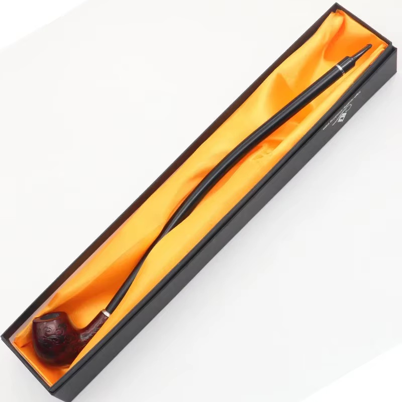Pipe Long Curved Wood Kevazingo