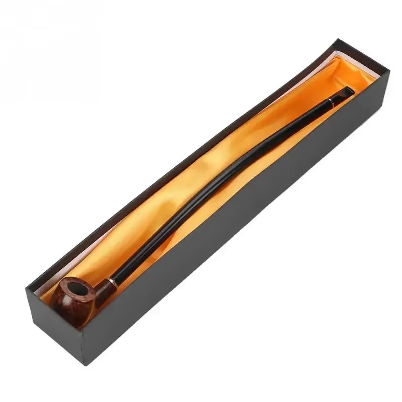 Pipe Long Curved Wood Kevazingo