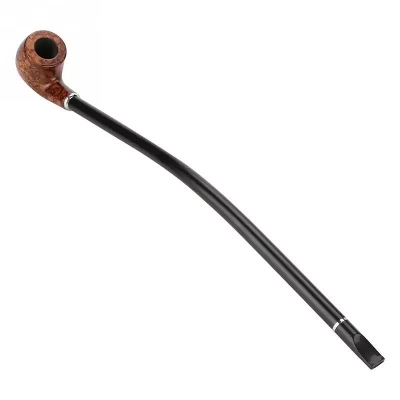 Pipe Long Curved Wood Kevazingo