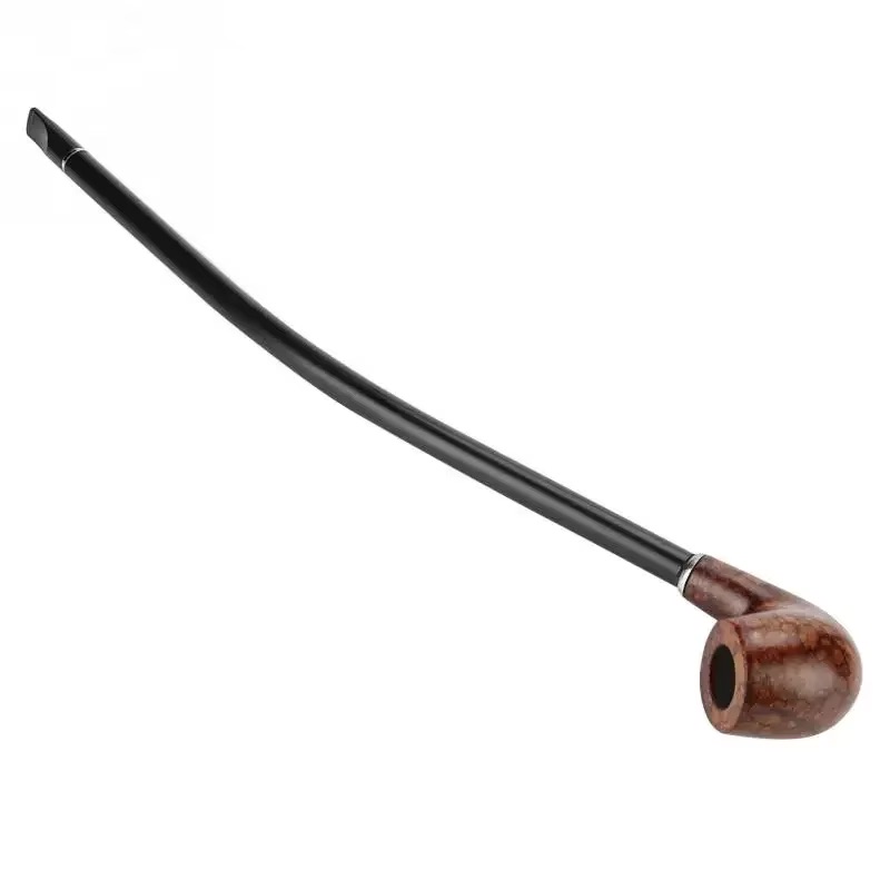 Pipe Long Curved Wood Kevazingo